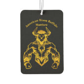 Désodorisant Pour Voiture Design graphique Gold Bold Bison (Dos)