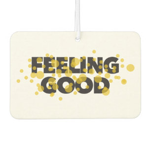 Désodorisant Pour Voiture Design moderne, ludique, gai du Feeling Good