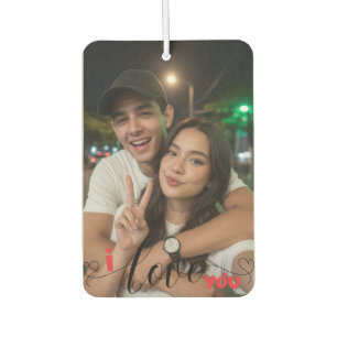 Désodorisant Pour Voiture Désodorisant de voiture avec photo de couple perso