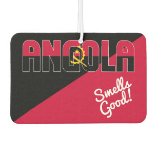 Désodorisant Pour Voiture Désodorisant de voiture drapeau d'Angola époustouf