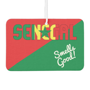 Désodorisant Pour Voiture Désodorisant de voiture drapeau du Sénégal épousto