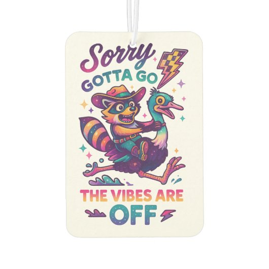 Désodorisant Pour Voiture Désolé, Allez... (Dos)