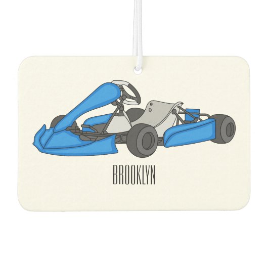 Désodorisant Pour Voiture dessin animé de Kart racing (Devant)