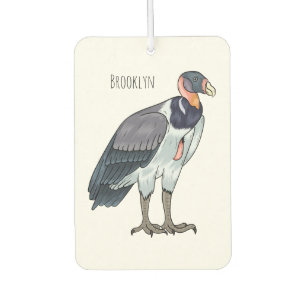 Désodorisant Pour Voiture dessin animé d'oiseau vautour du roi
