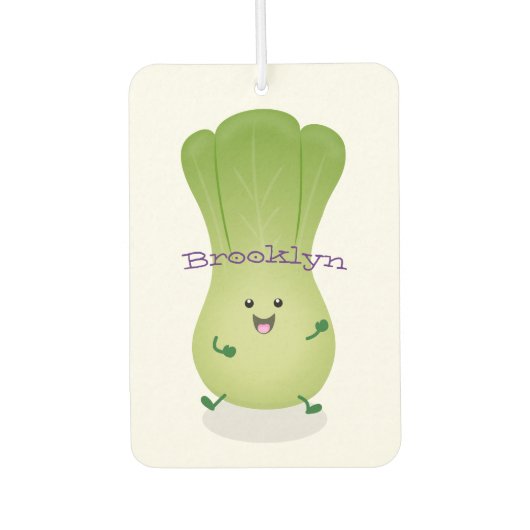 Désodorisant Pour Voiture dessin animé mignon de bok choy (Devant)