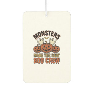 Désodorisant Pour Voiture Dessin de fantôme d'Halloween Citrouille Vintage D
