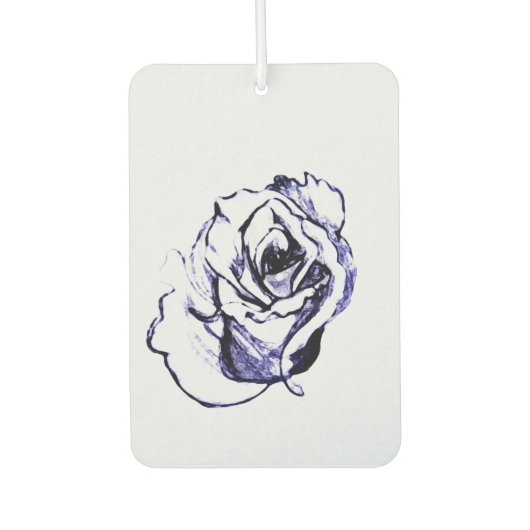 Désodorisant Pour Voiture Dessin de fleurs (Devant)