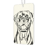 Désodorisant Pour Voiture Dessin Rottweiler (Gauche)