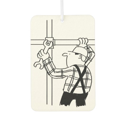 Désodorisant Pour Voiture Dessinateur d'échafaudage (Devant)