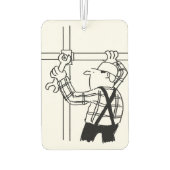Désodorisant Pour Voiture Dessinateur d'échafaudage (Dos)