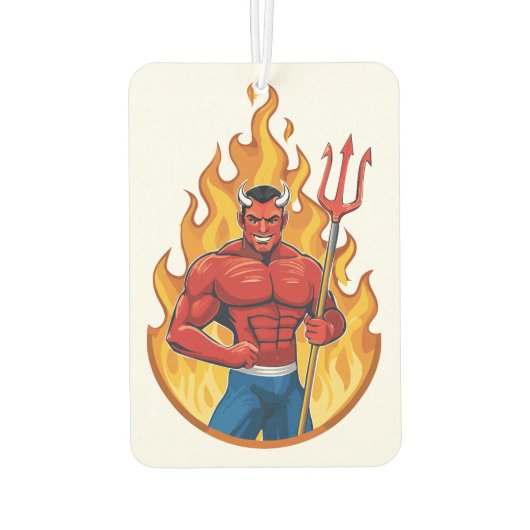 Désodorisant Pour Voiture Devil with trident (Dos)