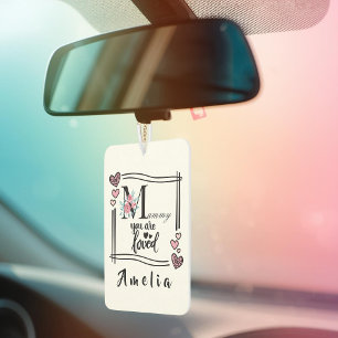 Désodorisant Pour Voiture Diffuseur d'air personnalisé pour maman aux fleurs