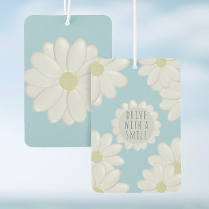 Désodorisant Pour Voiture Diffuseur d'air pour voiture White Daisy Drive Wit