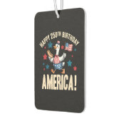 Désodorisant Pour Voiture Dindon patriotique stupide Anniversaire de l'Améri (Gauche)