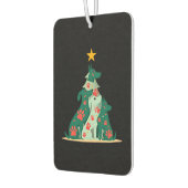 Désodorisant Pour Voiture Dog Christmas Tree Shirt - Dog Christmas (3) (Gauche)