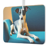 Désodorisant Pour Voiture Dog Sitting On A Chair (Gauche)