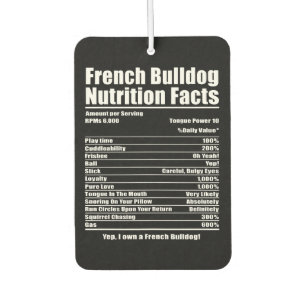 Désodorisant Pour Voiture Don de chien  La valeur nutritive du chien taureau