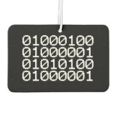 DÉSODORISANT POUR VOITURE DONNÉES BINAIRES (Dos)