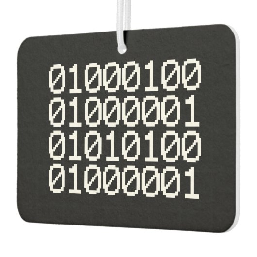 DÉSODORISANT POUR VOITURE DONNÉES BINAIRES (Gauche)