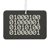 DÉSODORISANT POUR VOITURE DONNÉES BINAIRES (Devant)