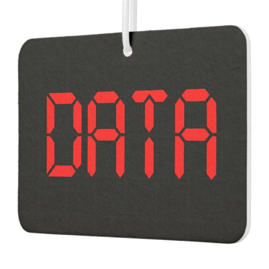 DÉSODORISANT POUR VOITURE DONNÉES NUMÉRIQUES (Gauche)