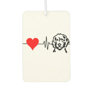 Désodorisant Pour Voiture Doodle Love Heartbeat Air Freshener
