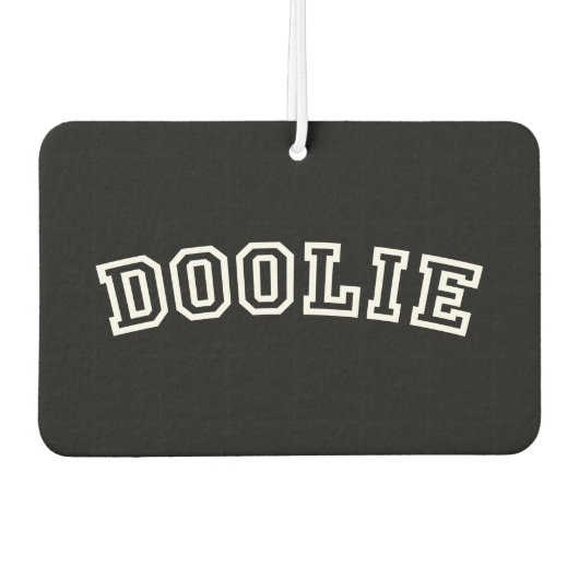 DÉSODORISANT POUR VOITURE DOOLIE (Devant)