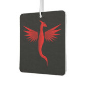 Désodorisant Pour Voiture Dragon rouge géométrique (Gauche)