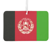 Désodorisant Pour Voiture Drapeau Afghanistan (Dos)