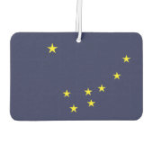 Désodorisant Pour Voiture Drapeau ALASKA - (Dos)