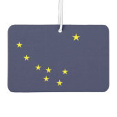 Désodorisant Pour Voiture Drapeau ALASKA - (Dos)