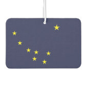 Désodorisant Pour Voiture Drapeau ALASKA - (Devant)