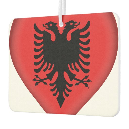 Désodorisant Pour Voiture Drapeau albanais (Gauche)