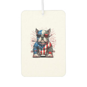 Désodorisant Pour Voiture Drapeau américain 4 juillet Patriotic American Bul