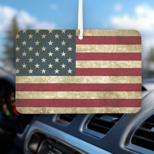 Désodorisant Pour Voiture Drapeau américain Grunge