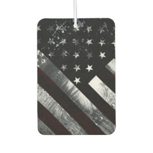 Désodorisant Pour Voiture Drapeau américain grunge industriel