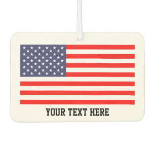 Désodorisant Pour Voiture Drapeau américain patriotique États-Unis désossage