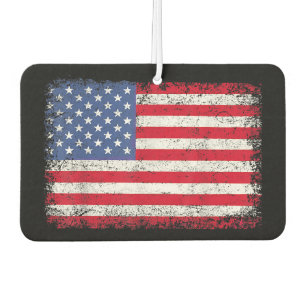 Désodorisant Pour Voiture Drapeau Américain Patriotique Pour Hommes Femmes E