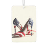 Désodorisant Pour Voiture Drapeau américain talons hauts (Dos)