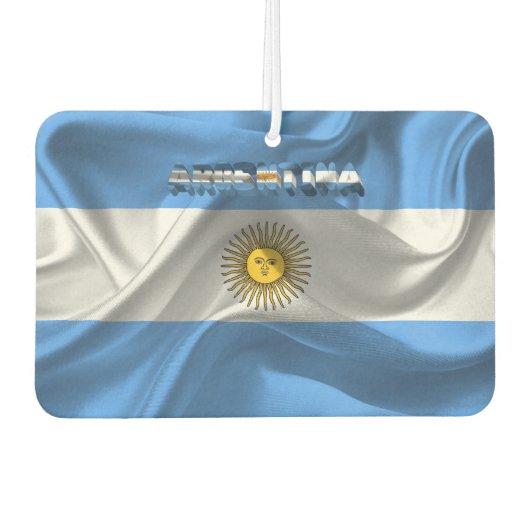 Désodorisant Pour Voiture drapeau argentin (Devant)