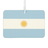 Désodorisant Pour Voiture Drapeau Argentine (Dos)