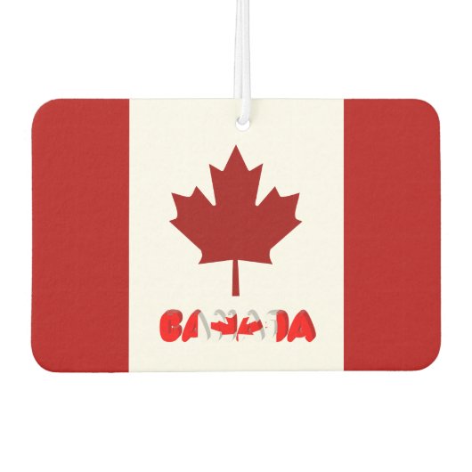 Désodorisant Pour Voiture Drapeau canadien (Devant)
