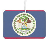 Désodorisant Pour Voiture Drapeau classique de Belize (Dos)
