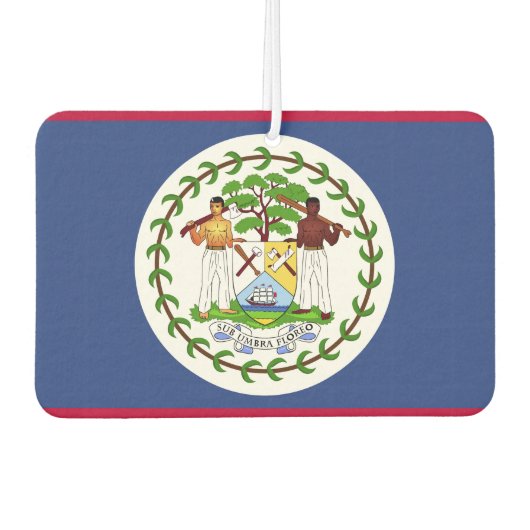 Désodorisant Pour Voiture Drapeau classique de Belize (Devant)