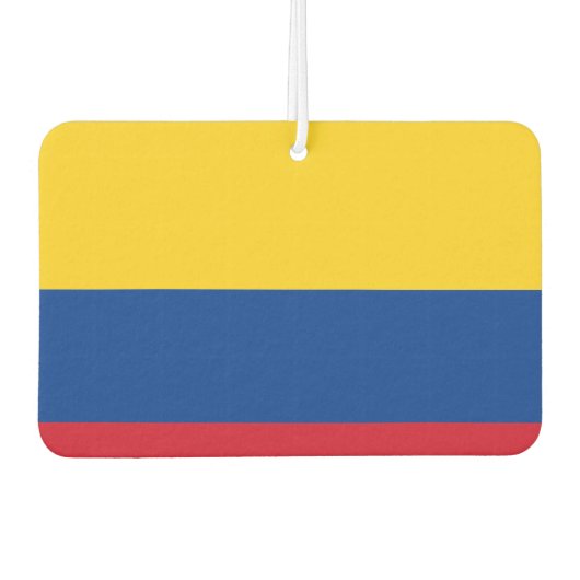Désodorisant Pour Voiture Drapeau Colombie (Devant)