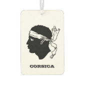 Désodorisant Pour Voiture Drapeau Corse (Dos)