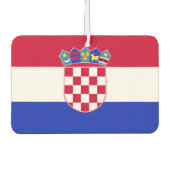 Désodorisant Pour Voiture Drapeau croate (Devant)