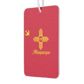 Désodorisant Pour Voiture Drapeau d'Albuquerque, Nouveau-Mexique (Gauche)