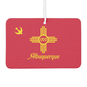 Désodorisant Pour Voiture Drapeau d'Albuquerque, Nouveau-Mexique