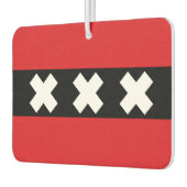 Désodorisant Pour Voiture Drapeau d'Amsterdam Air Freshener (Gauche)